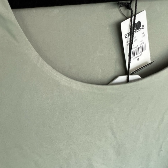 Express Body Contour Bodysuit / Size: Medium / Color: Sage - Picture 6 of 6